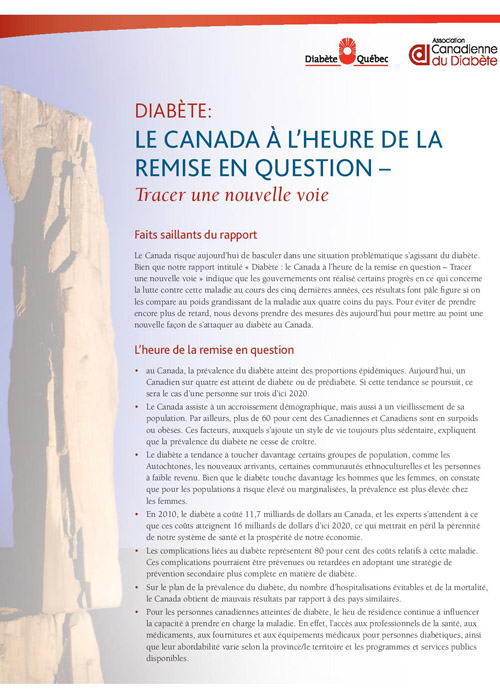 Diabète Canada Paroconseil 1257